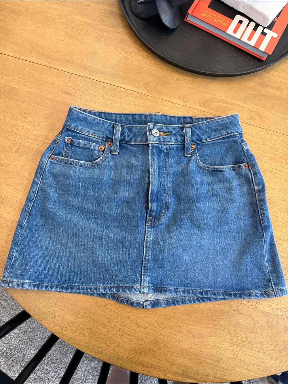 Abercrombie Blue Denim Mini Skirt